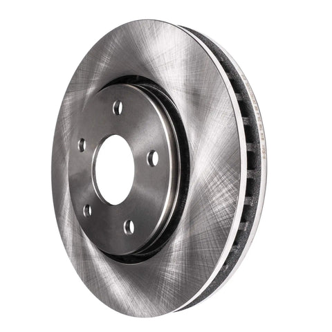Front Brake Kit With Rotors And Ceramic Pads For Dodge Ram 1500 2006 2018 2019 2024 Ram 1500 Classic Durango And Chrysler Aspen Replacement Disc Brake System Bolt On Ready To Roll Today - Single Rotor View