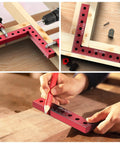 Pro Grade Corner Clamp Set For Woodworking 90 Degree Right Angle Clamps Aluminum Alloy With Extended Five And A Half Inch Clamping Range