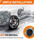 Rear Wheel Hub Bearing Assembly With ABS For Ford Focus 2012 2013 2014 2015 2016 2017 2018 5 Lug Left Or Right Ride Ready