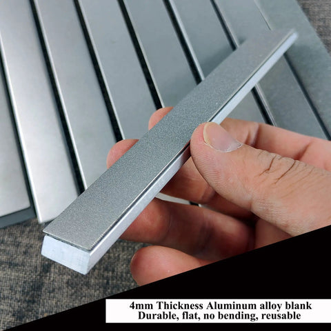 Holding aluminum blank plate for 10 Piece Diamond Knife Sharpening Stone Kit With Aluminum Blank Plates For Pro RX008 Knife Sharpener