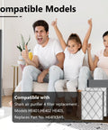 Family enjoying clean air with Replacement Main Filter For Air Purifier 4 Fan Series HE400 HE401 HE402 HE405 Compatible UA415