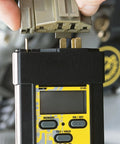 Ford OBD1 Diagnostic Code Reader with digital display for 1982 to 1995 Ford Lincoln Mercury cars, connector detail.