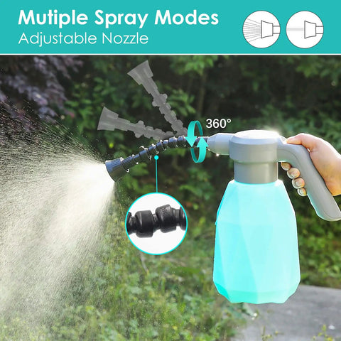 Half Gallon Electric Spray Bottle Mister For Indoor And Outdoor Plants with adjustable nozzle spraying mist
