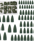 Bullet Shape Fishing Sinkers Lead Bullet Sinker Worm Weights 55 Piece Box Kit for Bass Fishing Texas Rig Carolina Rig Slip Sinker Tackle
