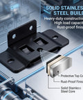 Quick Fitting Furniture Joint Bracket For Easy DIY Assembly And Repairs Stainless steel heavy duty right angle corner brace close-up
