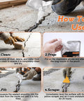How to use Tough As Nails Concrete Crack Filler And Waterproof Sealer for Driveways Patios and Garage Floors Heavy Duty Masonry Shield.