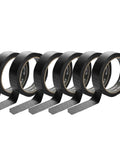 Black Tattoo Masking Tape 1 Inch By 66 Feet 6 Rolls For Pro Shops Clean Removal And Easy Machine Setup Bottle Labeling