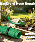 Cool Expandable Garden Hose Repair Connector Kit For Quick Fix On 5/8 And 3/4 Inch Water Hoses Plastic Mender Fitting For Lawn Outdoors To Save Money And Extend Gear Life Without Buying New Stuff Today on a garden hose