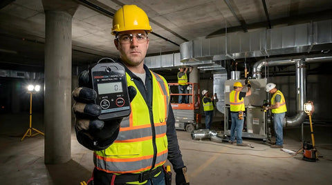 Heavy Duty Portable Carbon Monoxide Monitor Delivering Straight Up Accurate Readings Ce Certified For Hvac Techs And Site Crews Built Tough As Nails To Take Brutal Hits While Filtering Deadly Fumes So You Ace Your Shift Without Fear Hanging Over You