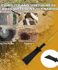 Heavy Duty Root Cutting Tool With Hammer Impact Design For Stubborn Tree Roots Tree Stump Remover Spade Shovel Digging Bar
