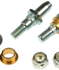 Door Hinge Pin And Bushing Kit For Select Cadillac, Chevrolet, And GMC Models with bolts and bushings displayed.
