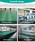 ESD Antistatic Rubber Mat Roll for Electronics on factory floor, production line, laboratory, and workbench settings.