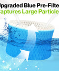 4 Pack Premium Humidifier Filter Set For Honeywell HAC 504 And HAC 504AW Series capturing particles in water