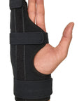 Adjustable Metacarpal Finger Splint For Hand Support And Straightening, Right Hand Brace with Ulnar Gutter, Size S M