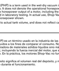 Image displaying a definition of 'Peak Horsepower' related to wet dry vacuums, highlighting its use in laboratory testing and consumer comparison.