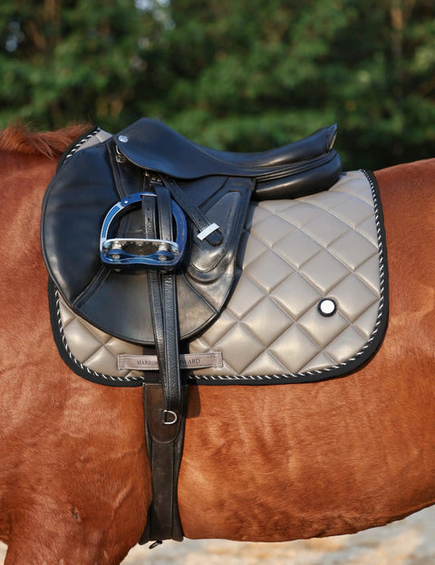 Dressage Saddle Pad For Horses High Performance Leather With Superior Shock Absorption Waterproof Wear Resistant And Easy To Clean