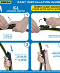 Installation guide for Tough As Nails Silicone Wiper Blade Replacement 26 Inch using universal adapter steps.