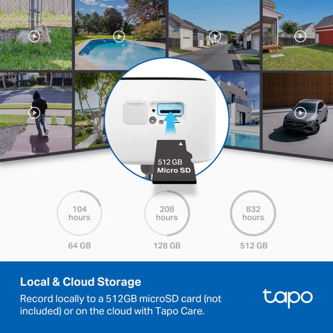 Outdoor 1080P Security Camera With Up To 180 Day Battery Life, Color Night Vision, Person Detection, Local Storage Or Cloud, No Monthly Fees