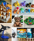 Dope Cfs Upgrade Kit For 3D Printers Sweet Multicolor Printing Setup With 16 Color Filament Extruder And Built In Cutter Killer Accessory For K1 Se K1 K1C K1 Max Easy Peasy Assembly For Weekend Warriors, featuring diverse 3D prints and models.