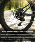 7 Speed CS-HG200 Bike Cassette 12-32T Sprocket on mountain bike wheel with anti chain drop teeth in outdoor setting