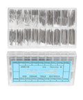 All In One Watch Pins Repair Kit With Stainless Steel Spring Bars And Link Pins in clear storage box, 360 pcs in 18 sizes