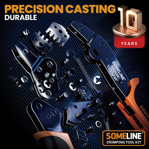 Pro Grade Crimp Tool Connector Kit With JST XH 2.5mm And Dupont 2.54mm Connector Set, 21 Types Of Connectors, 30 To 20 AWG