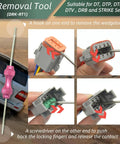 DT Deutsch Connector Kit 482 Piece Waterproof Automotive Electrical Connectors Set With 2 3 4 6 8 12 Pin Options includes removal tool