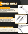 Heavy Duty 10 Inch Locking Sheet Metal Clamps With Tight Grip Nickel Plated High Carbon Steel Welding Pliers showing sturdy construction and ergonomic handle.