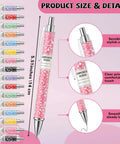 Back To School Must Have 16 Piece Composition Notebook Set With Sticky Notes And Ballpoint Pens, colorful pen details