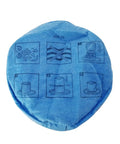 Blue VRC2 Cloth Filter Bags For Vacmaster 1.5 To 3.2 Gallon Wet Dry Vacuums 6 Pack, with printed installation instructions.