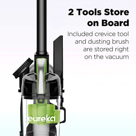 Eureka Airspeed Ultra Lightweight Vacuum Cleaner NEU10AE4 700W Powerful Suction For Hard Floors And Carpets Quick Release Handle With Crevice Tool And Dusting Brush Great For Upholstery And Above Floor Cleaning Clean House Like A Champ