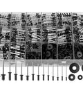 Aluminum Pop Rivets Kit 1000 Pieces In 14 Sizes Including 3/32 1/8 5/32 3/16 And 1/4 Inch With Washers And Sturdy Storage Case