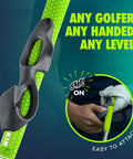 Snap On Golf Grip Trainer For Left And Right Handed Golfers Instantly Fix Slices And Hooks Improve Swing Technique Easy Install