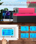 Heavy Lifter Three Thousand Five Hundred Watt Pure Sine Wave Power Inverter and Twelve VDC to One Twenty VAC Converter with LCD remote control.