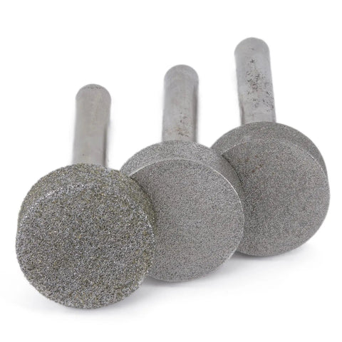 Pro Grade Diamond Coated 20mm Cylinder Mounted Point Grinding Wheel 240 Grit For Jewelry Making Lapidary Engraving And Stone Carving DIY Projects