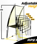 Indoor And Outdoor Volleyball Training Net System Built To Last Sturdy Adjustable And Portable For Realistic Practice Boost