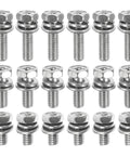 Beefy Stainless Steel Hex Nut And Bolt Set With Washers For Motorcycle Battery Terminals M6 12 16 20mm Pro Grade Connector Kit