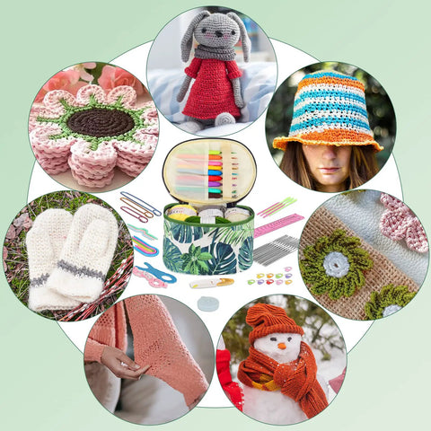 Beginner Crochet Kit With Yarn And Tools Learn To Crochet Set Includes Ergonomic Hooks And A Dope Range Of Accessories For Adults
