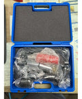 Powerful 10 Ton Hydraulic Wheel Stud Remover And Installer Kit For Disc And Drum Brakes That Pulls Seized Corroded Studs Fast Without Damage Using High Strength Steel And Aluminum To Save Your Brake Hub From Messy Rust Jobs, blue case