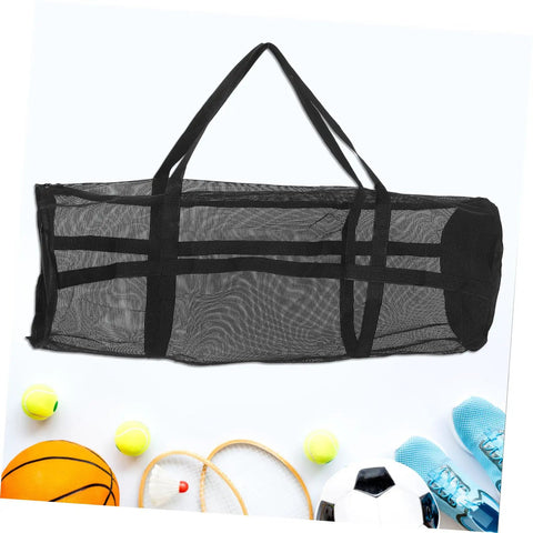 Large Mesh Sports Bag With Dual Straps For Comfortable Carrying For Gym Scuba And Outdoor Activities Holds Basketballs Soccer Balls