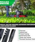 20 Inch Mower Blade Replacement Beefed Up For Hyper Tough Murray Push Mower Fits MNA152505 And MNA152701 Oval Center Hole 1 Inch By 3 Quarter Inch One Eighth Inch Thick Two And One Quarter Inch Wide For Quick Install No Fuss.