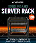 Heavy Duty 10U Open Frame Server Rack Packing Badass Airflow And A No Sweat Diy Build, dual vented shelves visible.