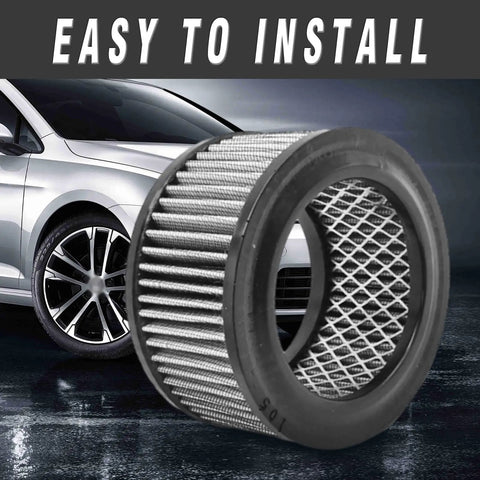 Top Notch Replacement Air Filter 32170979 For Ingersoll Rand Compressors near car, textured mesh, labeled easy to install