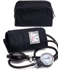 Reliable Manual Blood Pressure Cuff For Adults With Durable Aneroid Sphygmomanometer, Easy Read Gauge, Home Health Monitoring, Medical Grade Accuracy, Built To Last Comfort Cuff For Everyday Checks, black case and cuff with gauge
