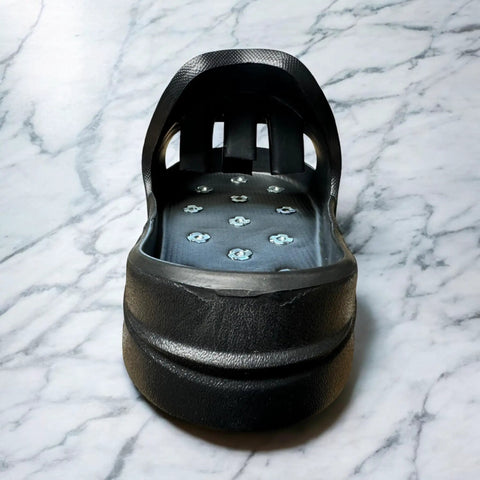 Epoxy Floor Spiked Shoes With Replaceable Spikes For Resin Coatings Slip On Design Size M To XL Pro Grade For Garage Floors