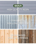 8x6 Ft Outdoor Resin Storage Shed With Window And Floor Lockable Doors Waterproof Plastic Tool Shed material comparison