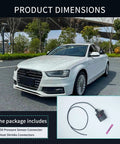 Oil Pressure Sensor Connector Pigtail 1J0973081 for VW Audi shown with car and included connectors