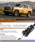 Cadillac Escalade ESV And Chevy Suburban Tahoe Silverado GMC Yukon Front Strut Pair With Magnetic Fit Replacement Shock Absorber