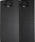 800W Flexible Solar Panel Kit For RV And Off Grid Power 2x400W Monocrystalline Panels With ETFE Surface Semi Flexible Bendable To 30 Degrees