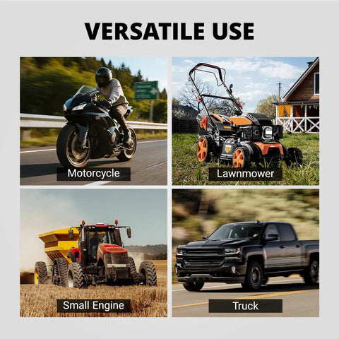 One Half Inch NBR Fuel Hose With Push Lock Fittings SAE 30R7 Ten Foot Length 300 PSI Working Pressure versatile use motorcycle lawnmower small engine truck